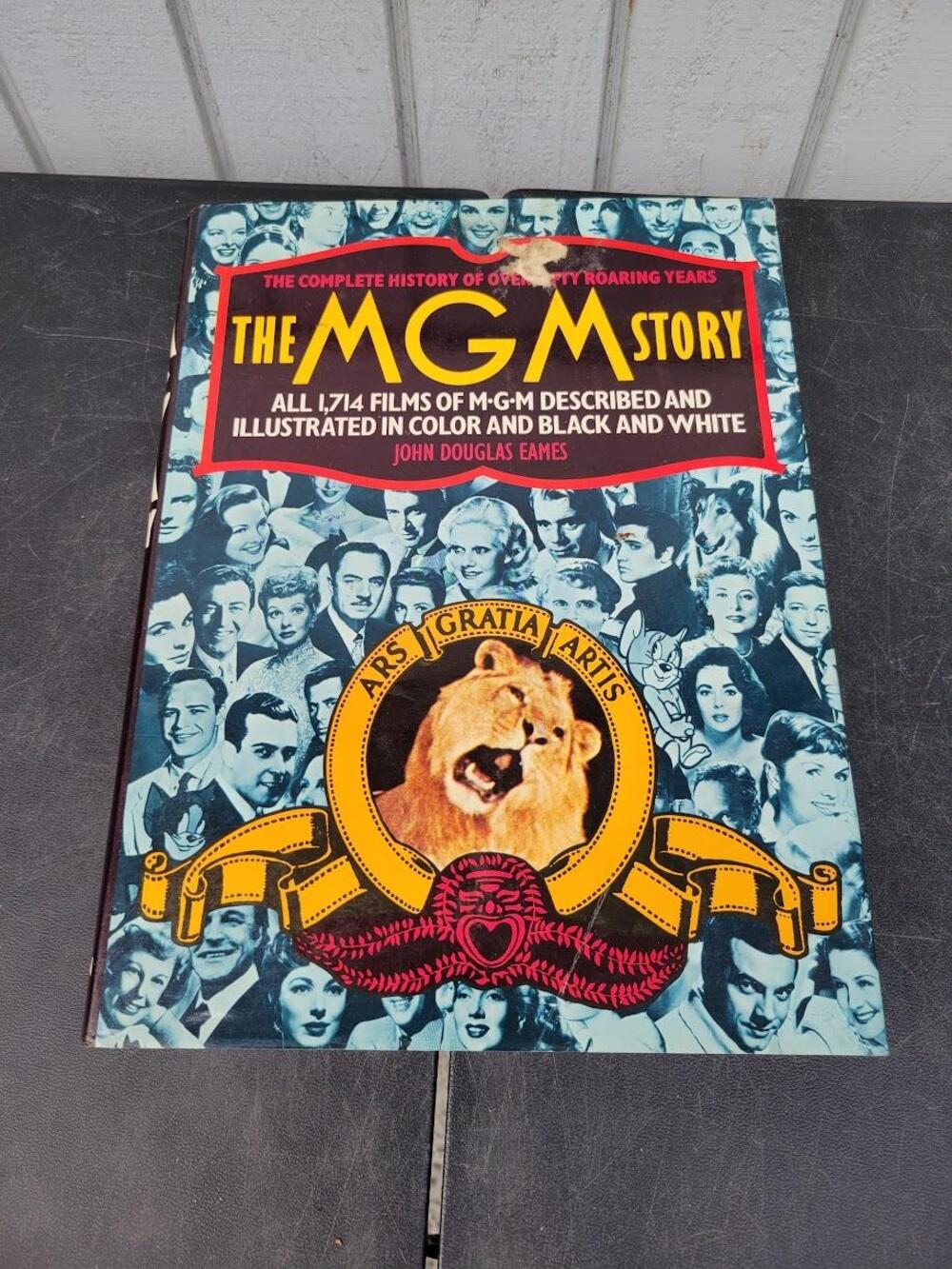 Vintage The MGM Story Complete History Fifty Years John Douglas Eames HC DJ Film